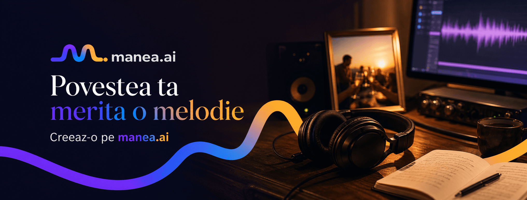 Povestea ta merita o melodie — Manea.ai